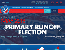 Tablet Screenshot of epcountyvotes.com